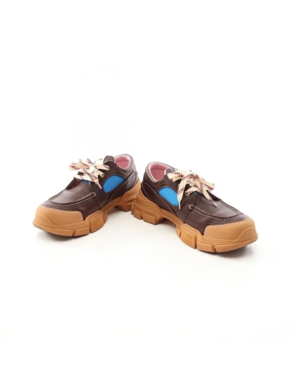 Gucci Sneakers Boatrek Dark Brown Leather Shoes